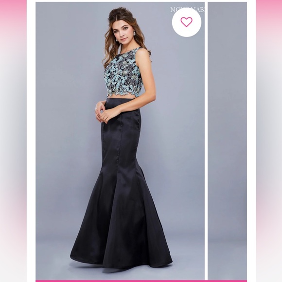 Long two piece mermaid dress - Picture 2 of 2